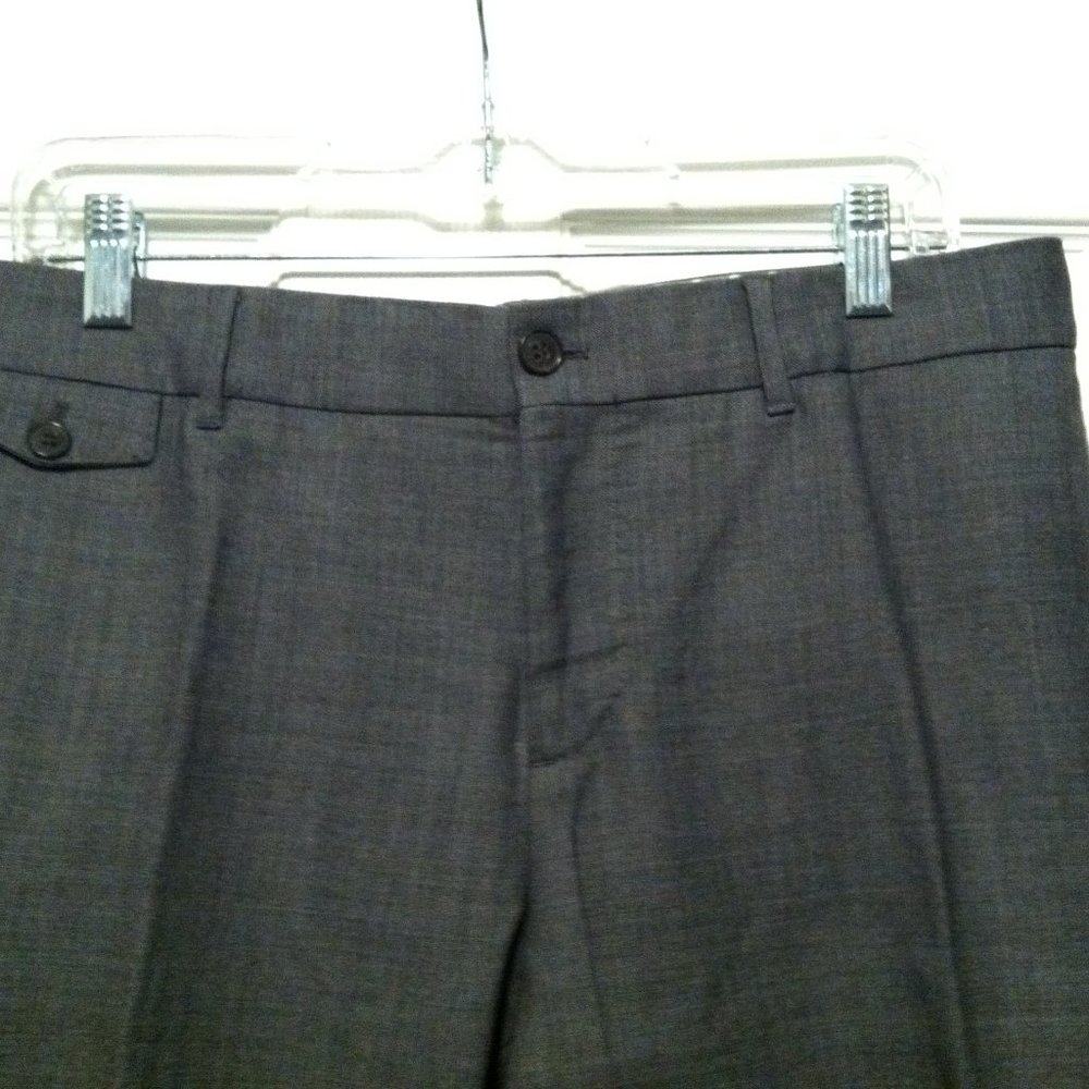 FACONNABLE MEN'S 50%COTTON 25%WOOL 24%POLYESTER DRESS PANTS SIZE: 34/30